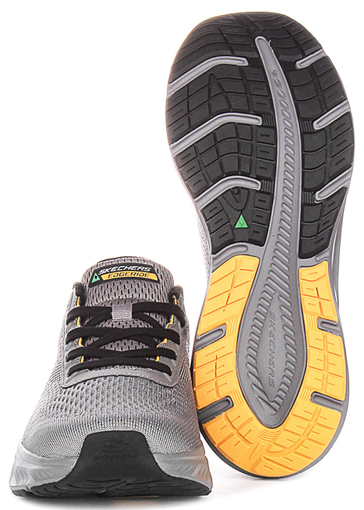 Skechers Edgeride In Charcoal For Men
