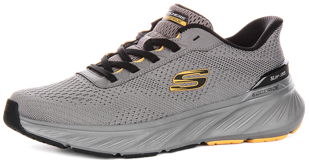 Skechers Edgeride In Charcoal For Men