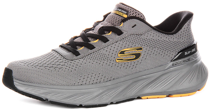 Skechers Edgeride In Charcoal For Men