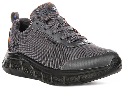 Skechers Bobs Sport Waterproof In Charcoal For Men