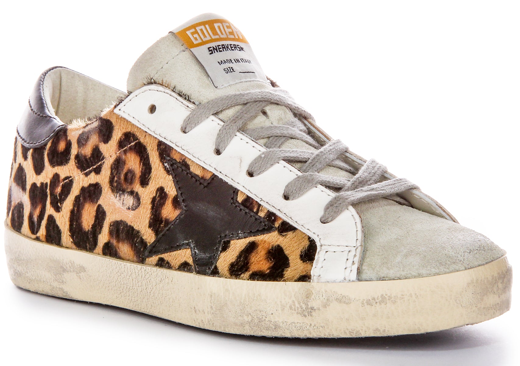 Golden Goose Super Star In Cheetah For Women Sneakers 4feetshoes