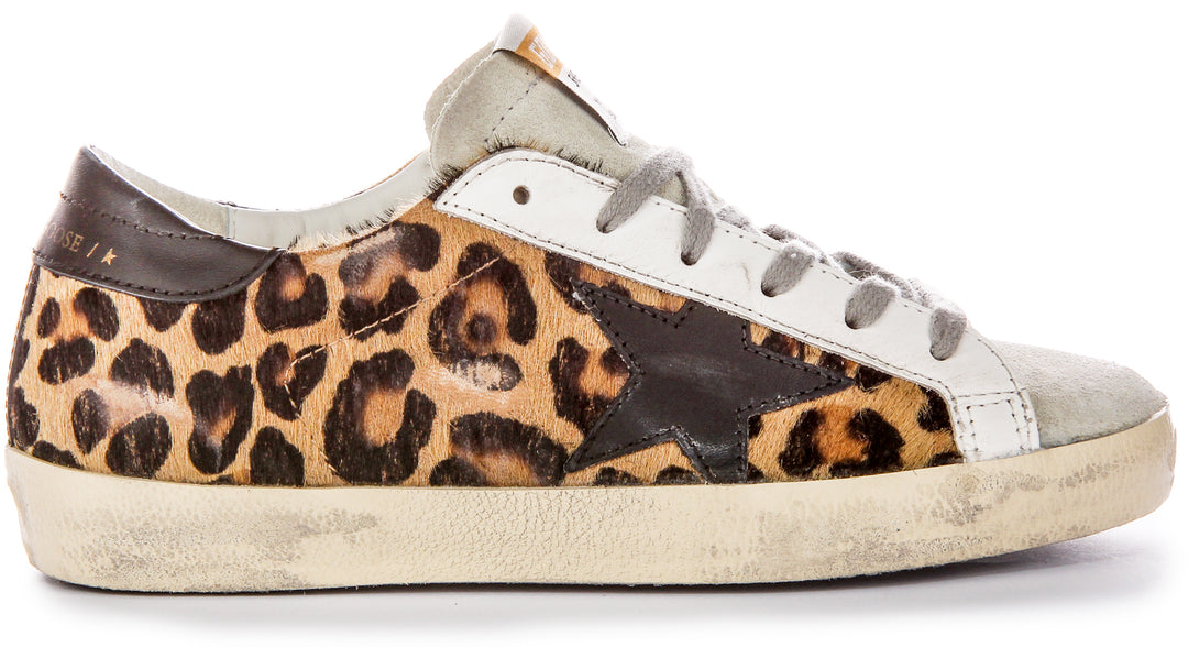 Golden Goose Super Star In Cheetah For Women