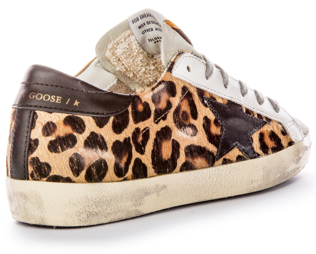 Golden Goose Super Star In Cheetah For Women