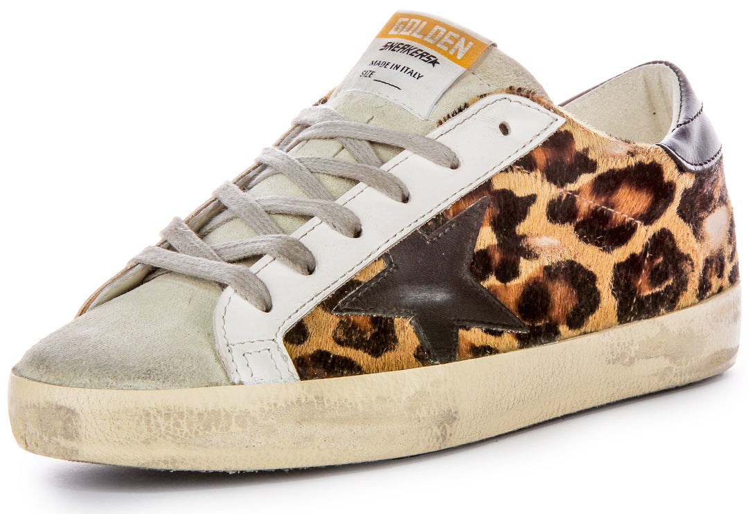 Golden Goose Super Star In Cheetah For Women