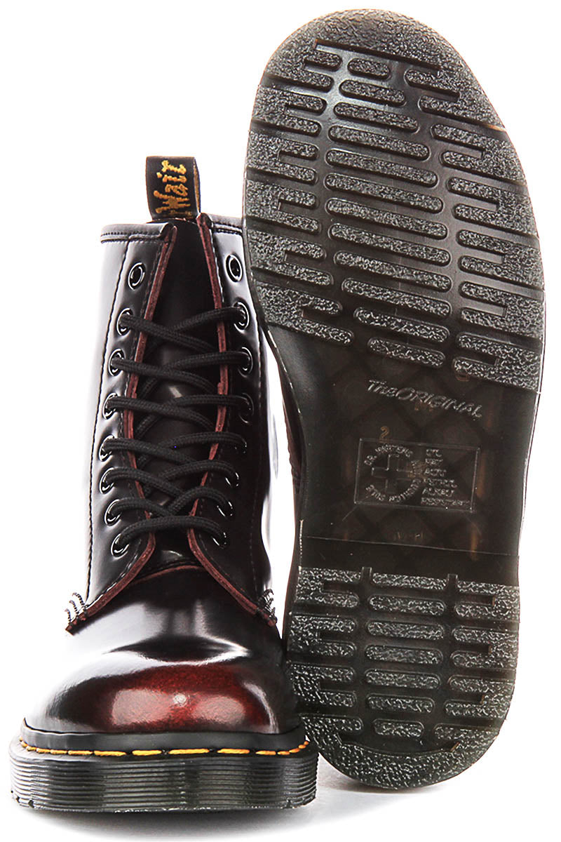 Dr Martens 1460 In Cherry Burnished Toe