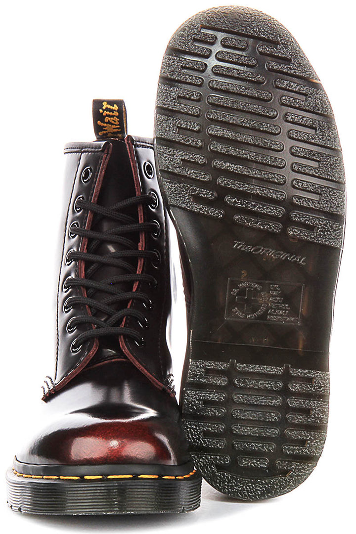 Dr Martens 1460 In Cherry Burnished Toe
