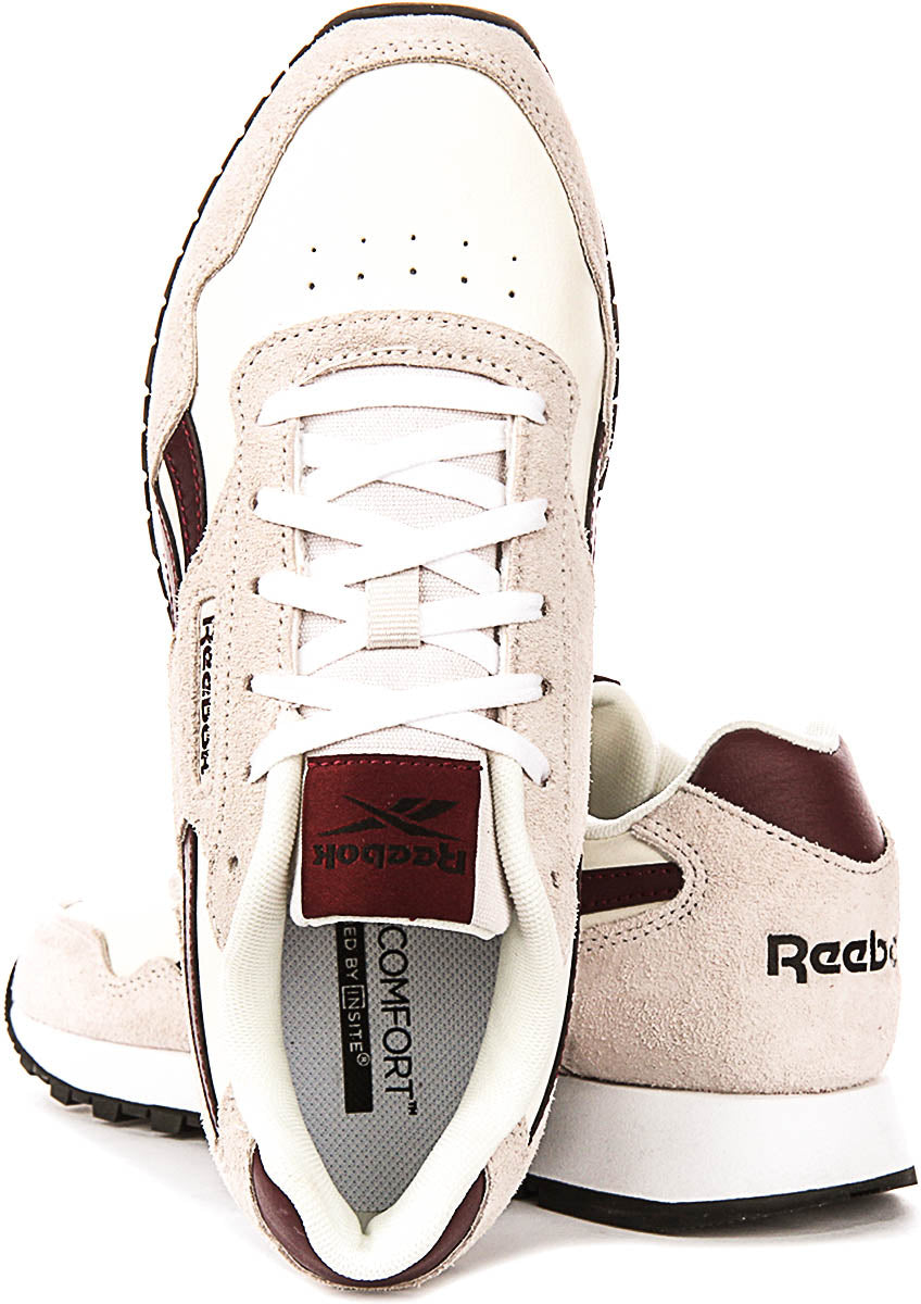 Reebok Glide In White Cherry For Women