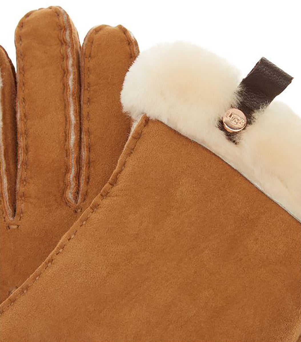 Ugg Australia Shorty Glove In Chestnut For Women Warm Gloves