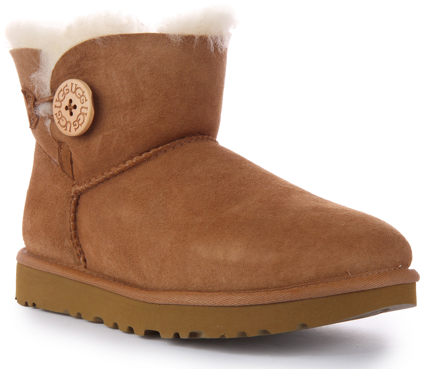 Women's chestnut bailey clearance bow uggs