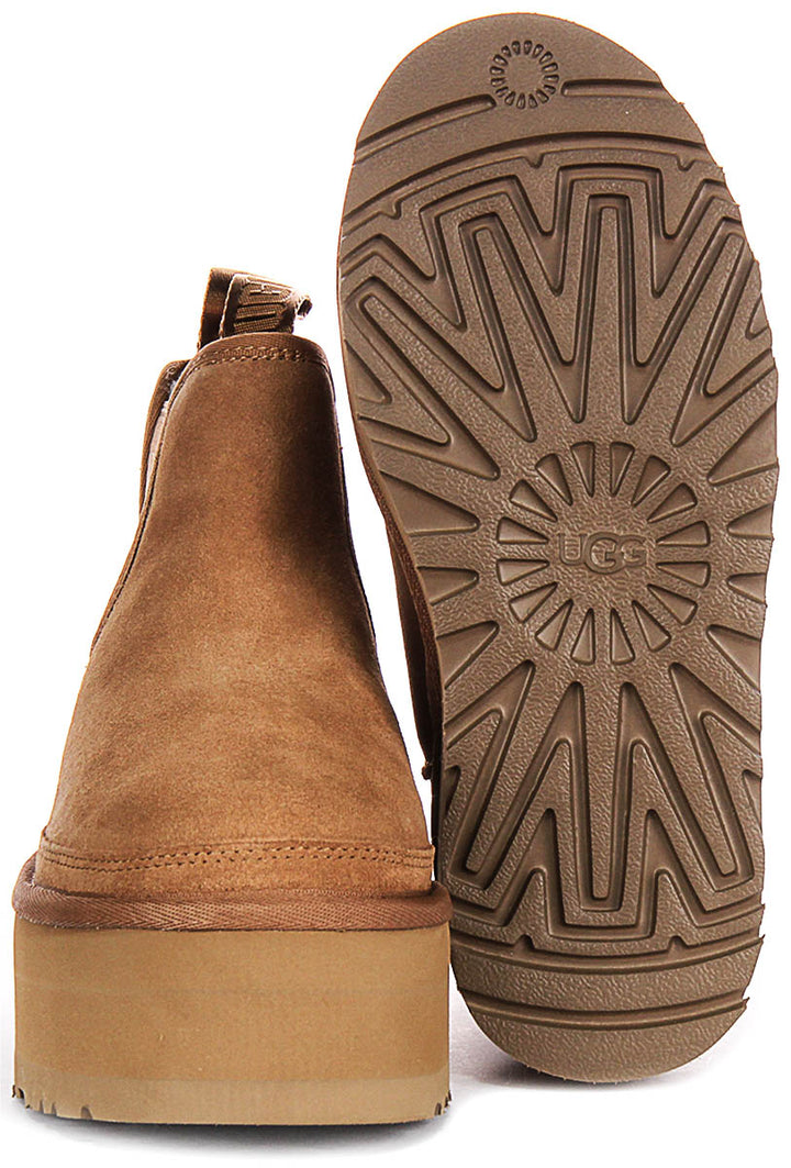 Ugg Australia Neumel Platform In Chestnut For Women