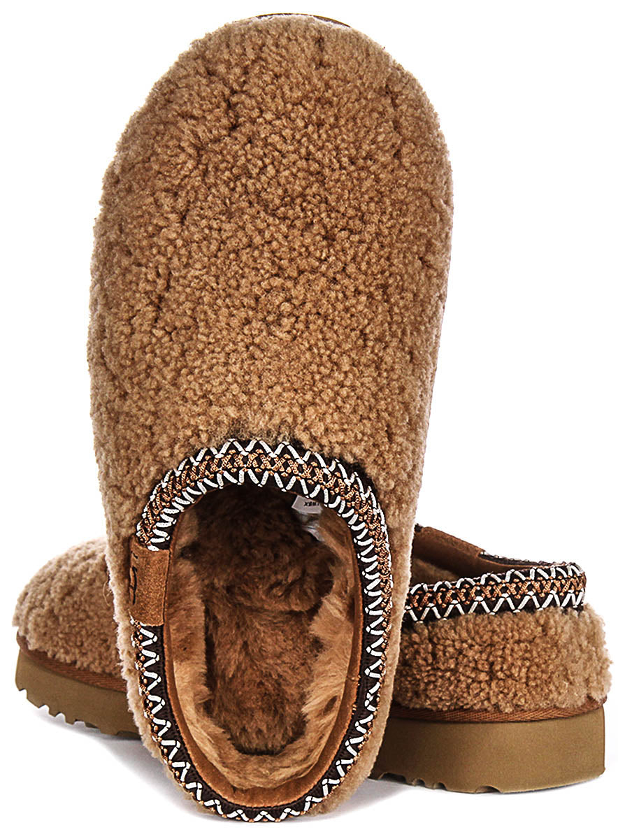 Ugg Australia Tasman Maxi Curly In Chestnut For Women