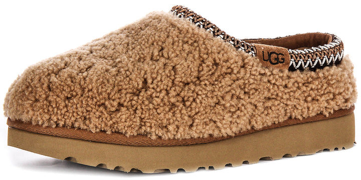 Ugg Australia Tasman Maxi Curly In Chestnut For Women