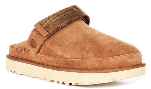 Ugg Australia Goldenstar Clog In Chestnut For Women
