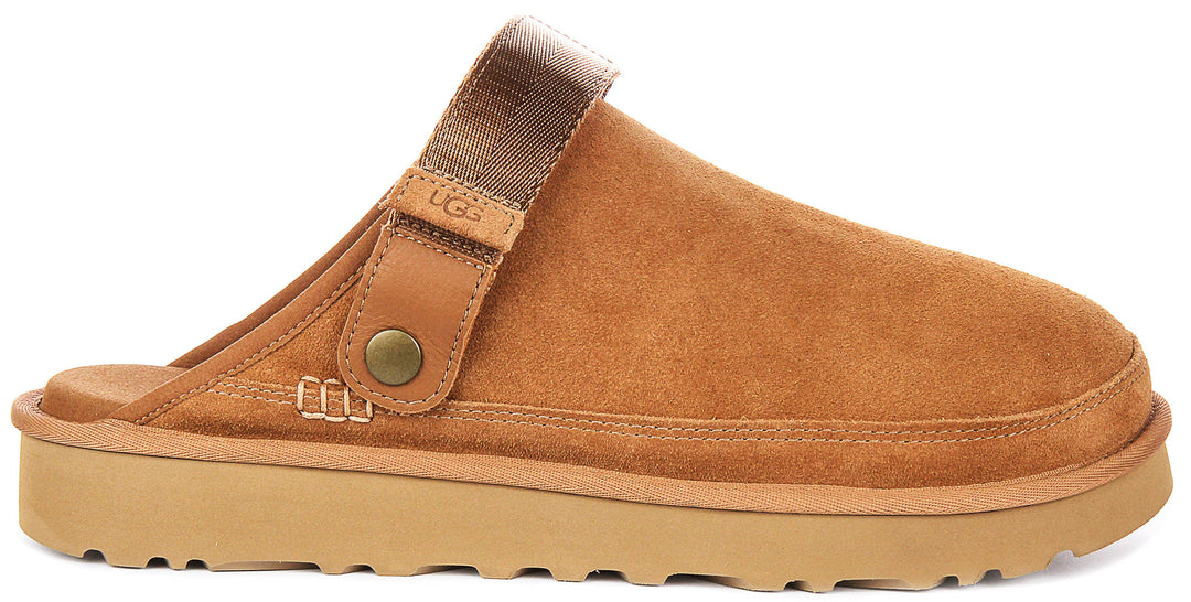 Ugg Australia Goldencoast Clog II In Chestnut For Men
