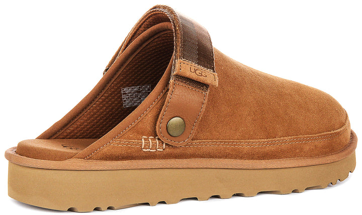 Ugg Australia Goldencoast Clog II In Chestnut For Men