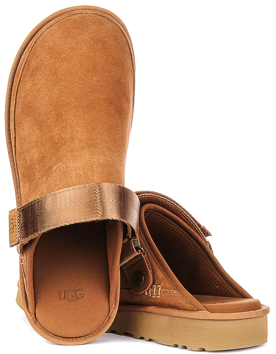 Ugg Australia Goldencoast Clog II In Chestnut For Men