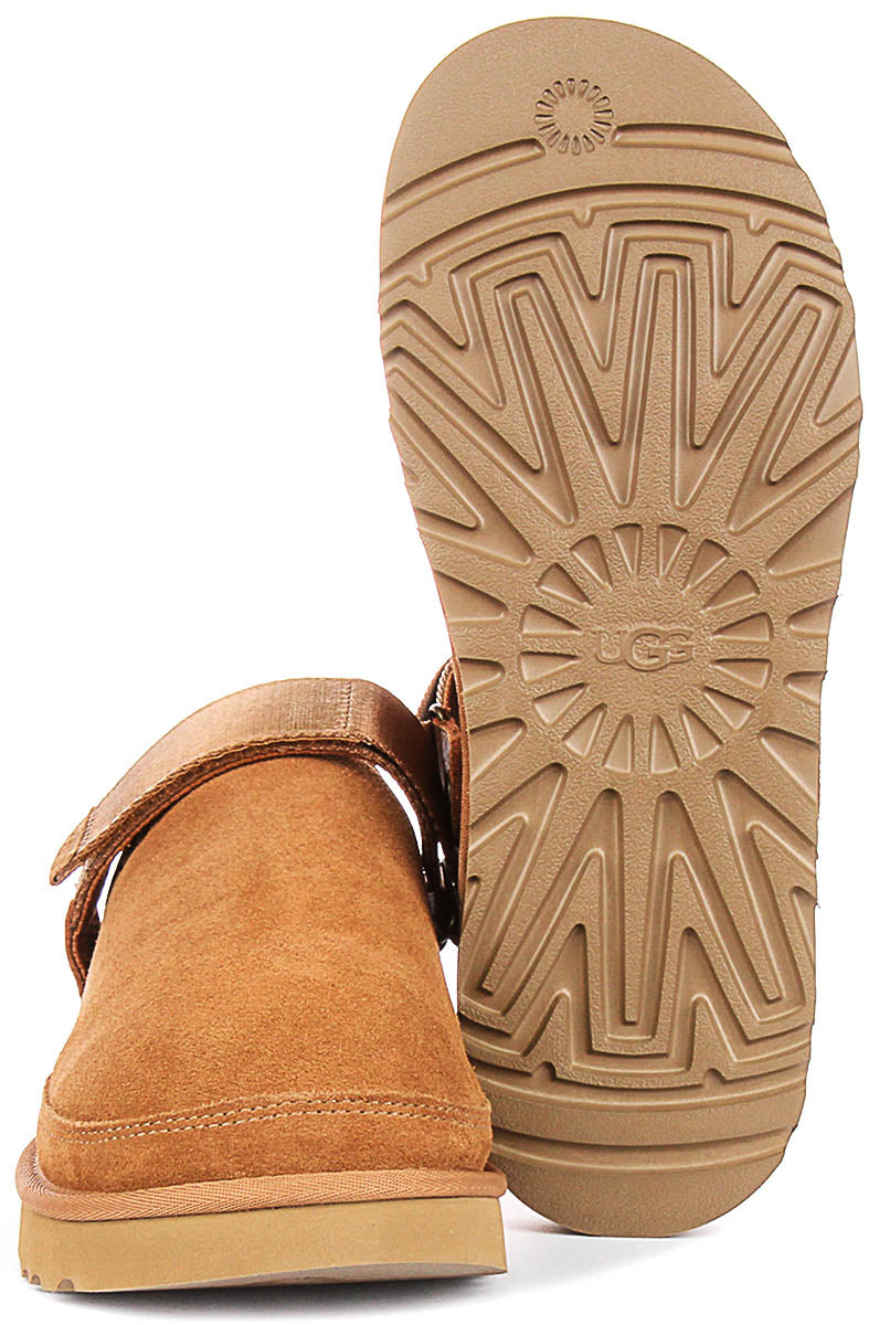Ugg Australia Goldcoast Clogs Chestnut For Men | Suede Leather