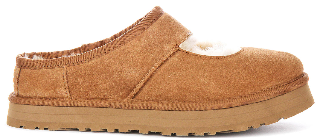 Ugg Australia Bea Mary Jane In Chestnut For Junior