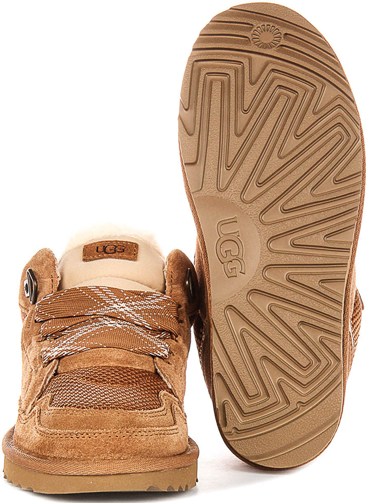 Ugg Australia K Lowmel In Chestnut For Juniors