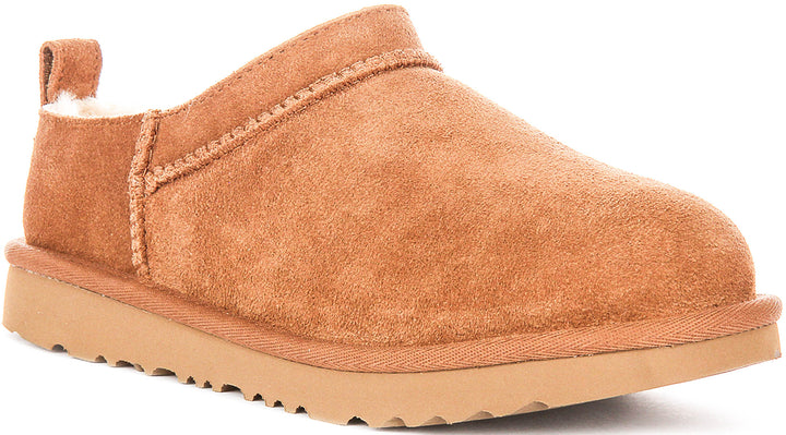 Ugg Australia K Classic Micro In Chestnut For Juniors