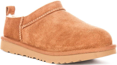 Ugg Australia K Classic Micro In Chestnut For Juniors