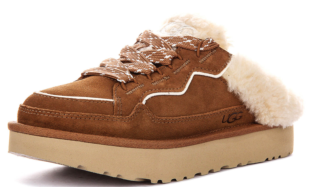 UGG Lowmel Mule In Chestnut For Women