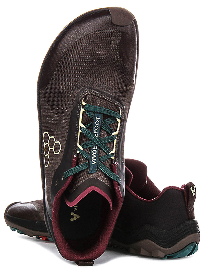 Vivobarefoot Primus Trail Flow In Choco For Women