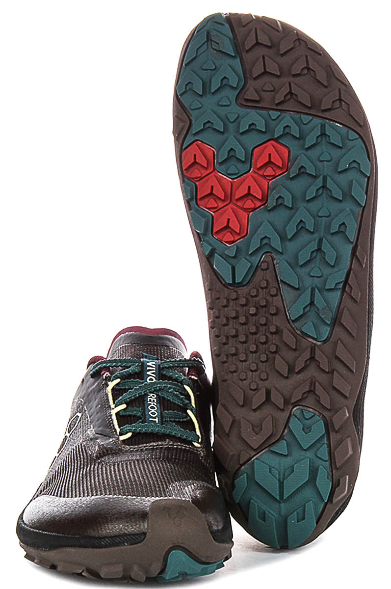 Vivobarefoot Primus Trail Flow In Choco For Women