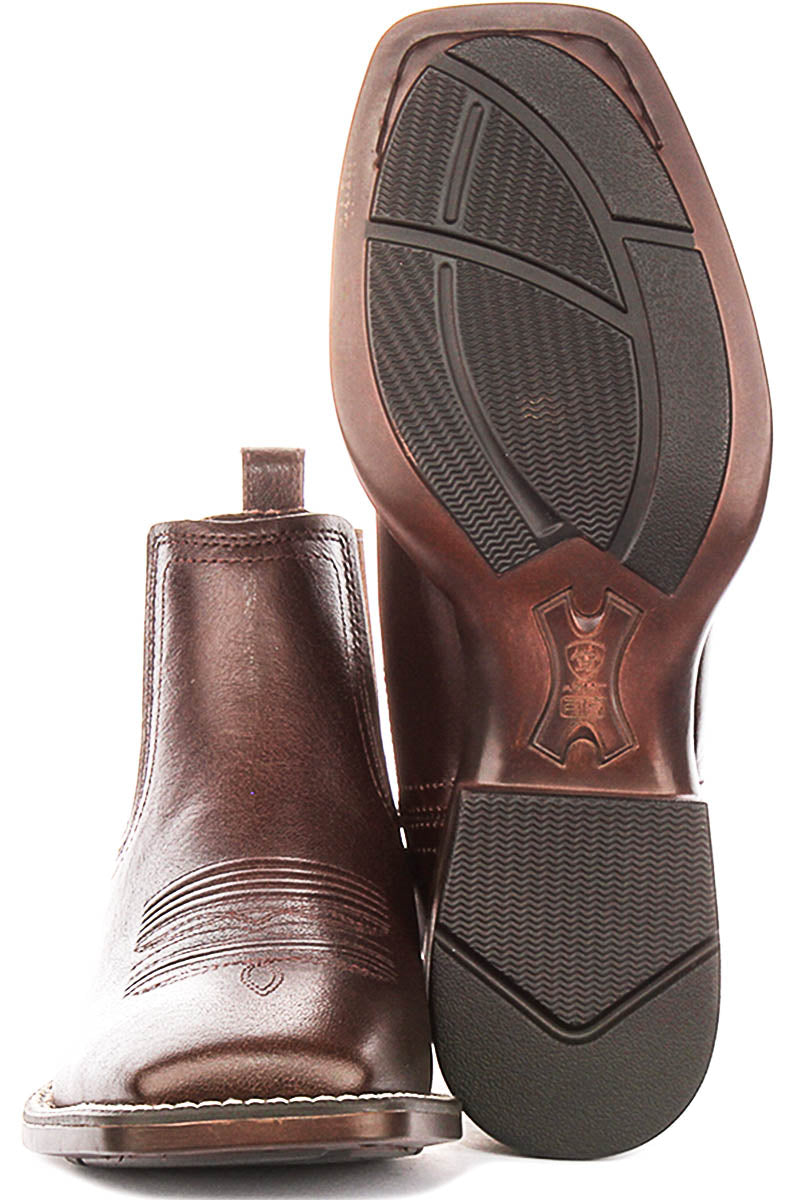 Ariat Booker Chelsea In Choco For Men