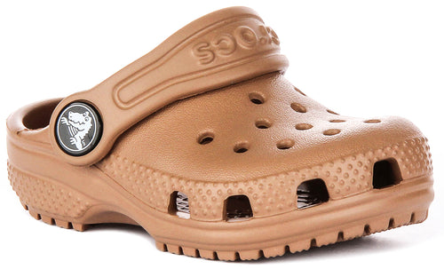 Crocs Classic T Clog In Chocobrown For Infants