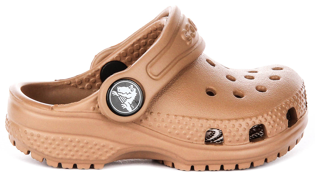 Crocs Classic T Clog In Chocobrown For Infants