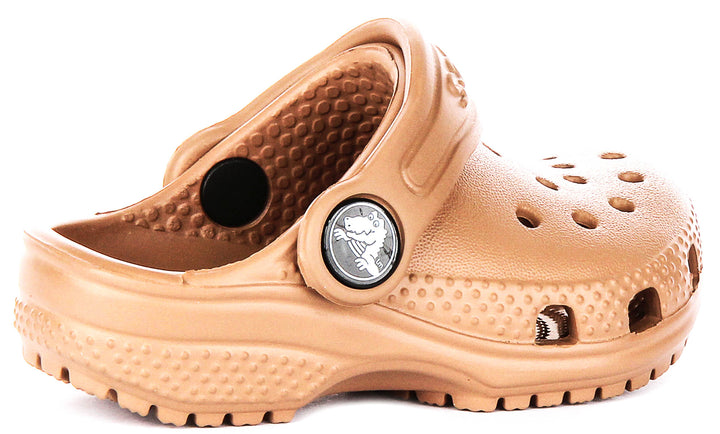 Crocs Classic T Clog In Chocobrown For Infants