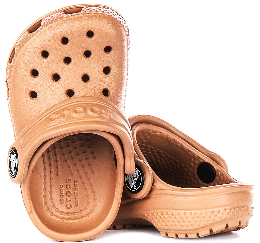 Crocs Classic T Clog In Chocobrown For Infants