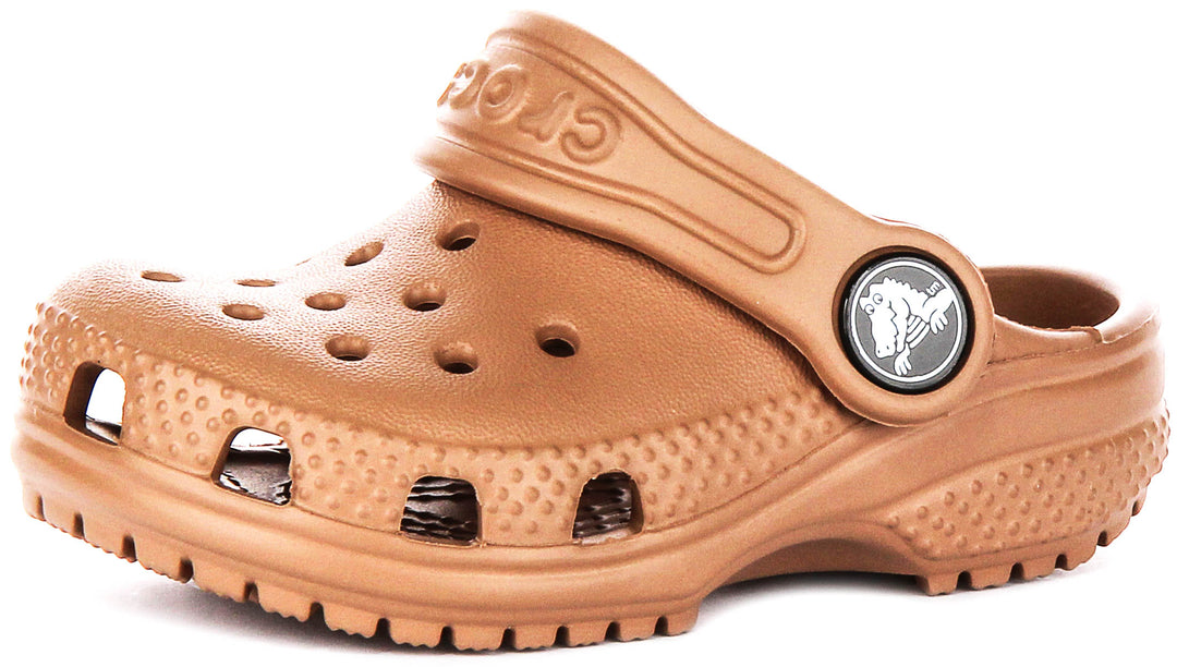 Crocs Classic T Clog In Chocobrown For Infants