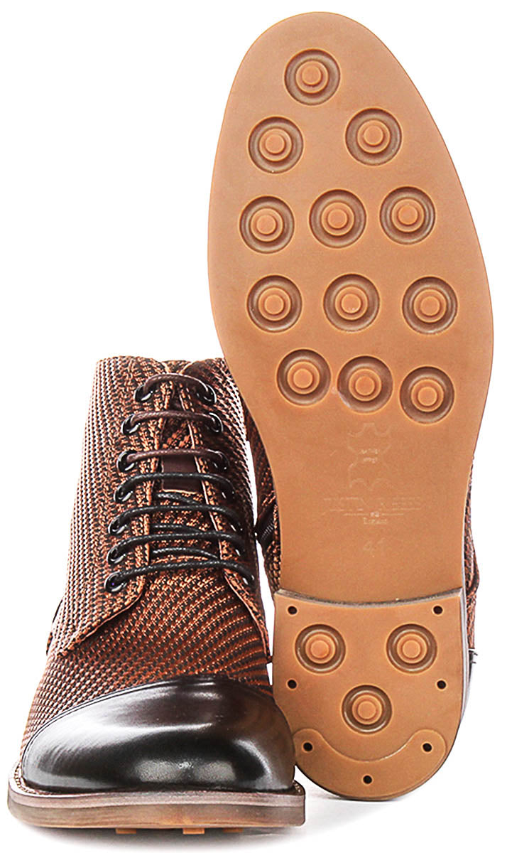 Justinreess England Pete In Choco Brown For Men