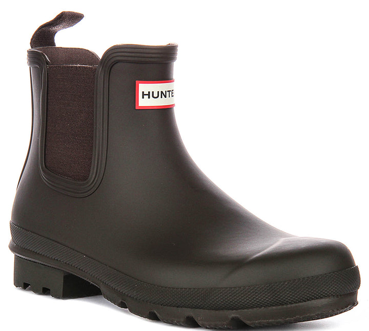 Hunter Orginal Chelsea In Choco Brown For Men