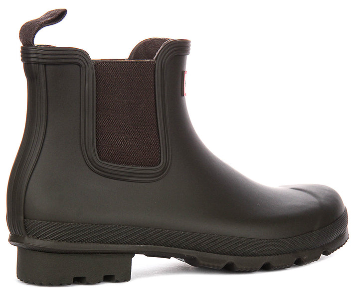 Hunter Orginal Chelsea In Choco Brown For Men