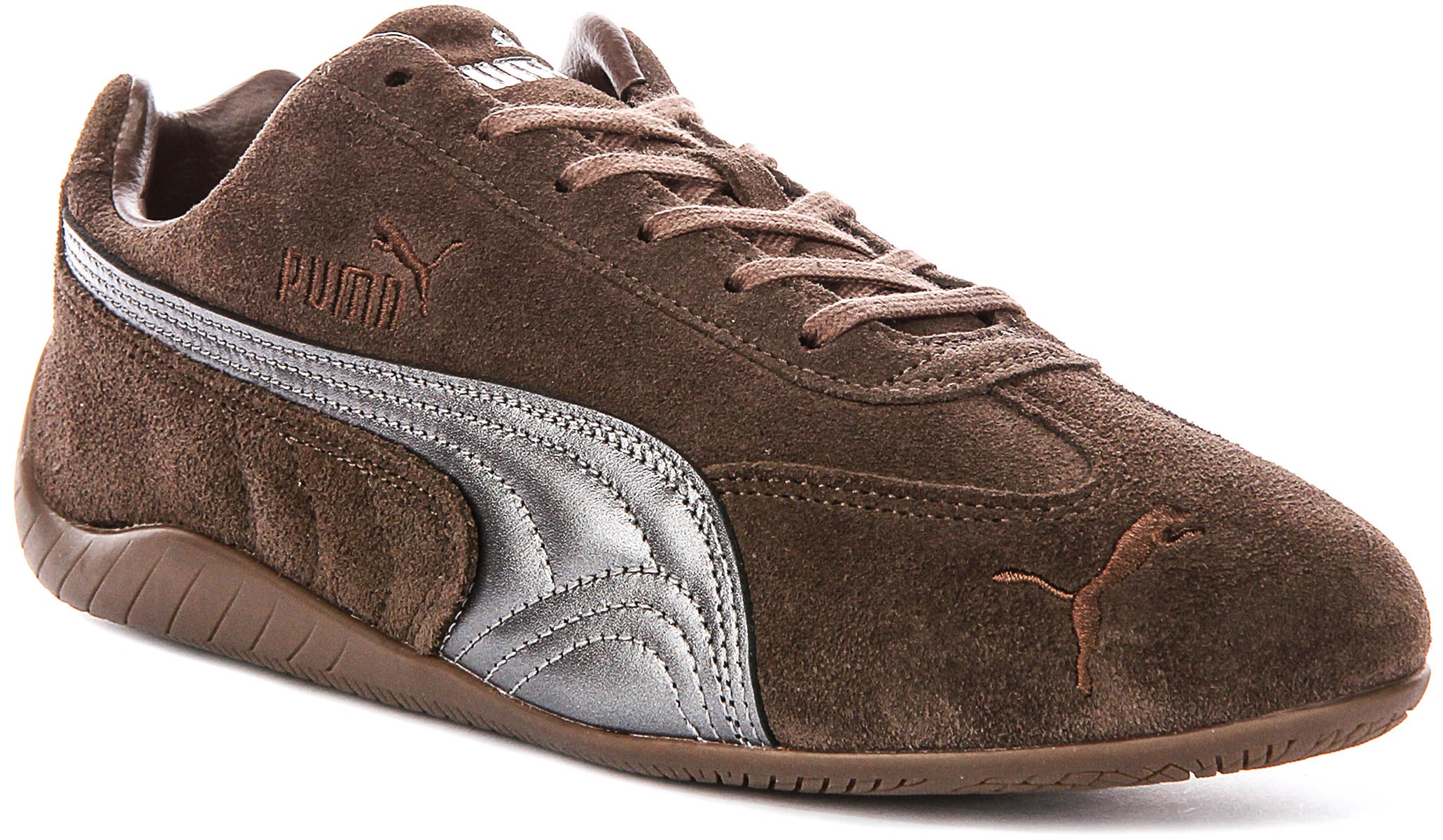 【choco】 Puma Speedcat Lux In Choco Brown | Lace Up Low Profile Trainers