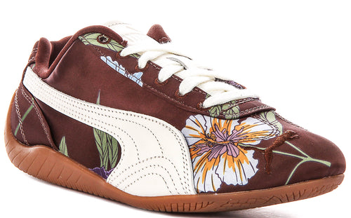 Puma Speedcat Silk In Brown Floral