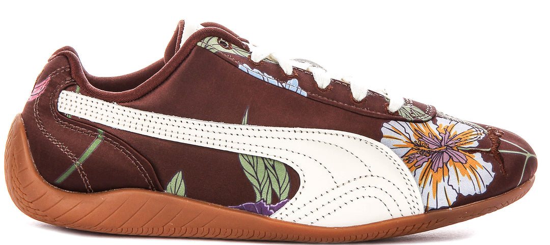 Puma Speedcat Silk In Brown Floral