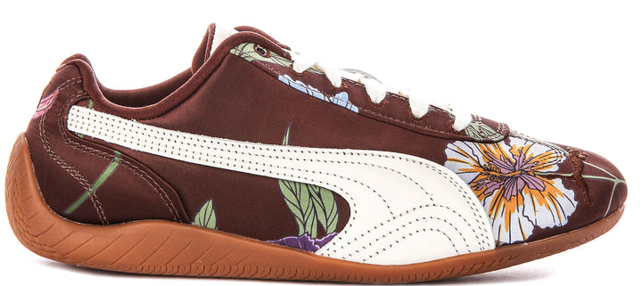 Puma Speedcat Silk In Brown Floral