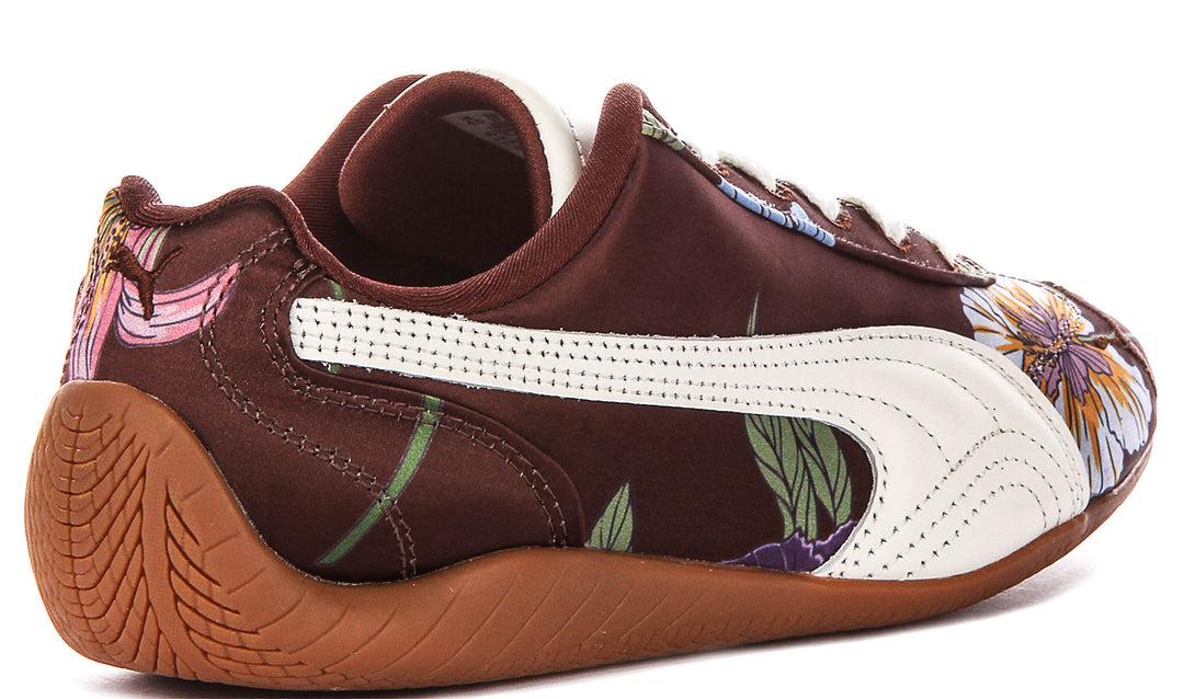 Puma Speedcat Silk In Brown Floral