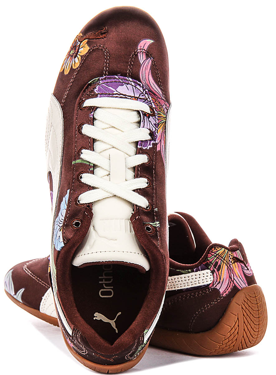 Puma Speedcat Silk In Brown Floral