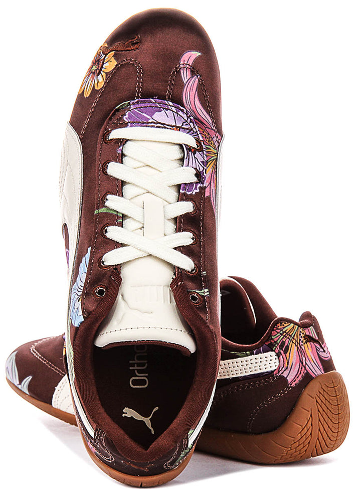 Puma Speedcat Silk In Brown Floral