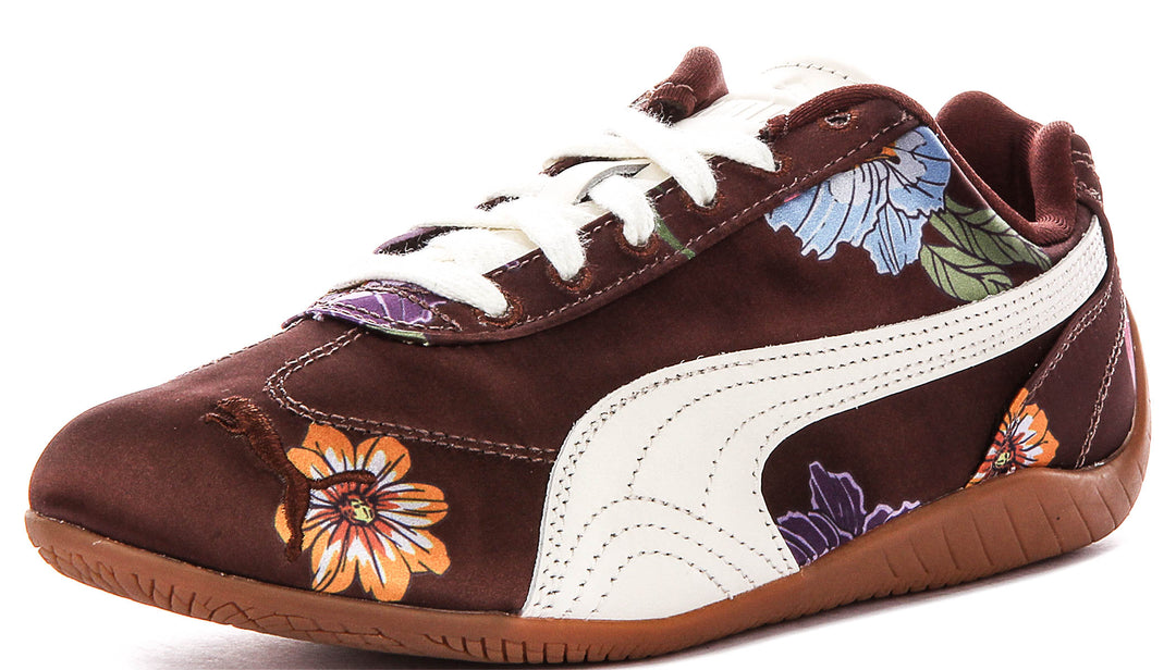 Puma Speedcat Silk In Brown Floral