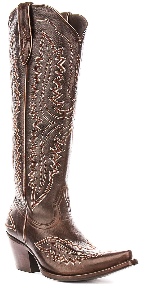 Ariat Casanova Western Boot In Rich Chocolate For Women