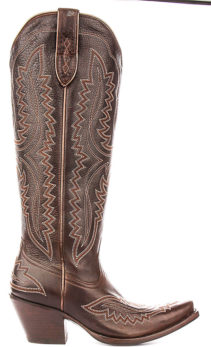 Ariat Casanova Western Boot In Rich Chocolate For Women