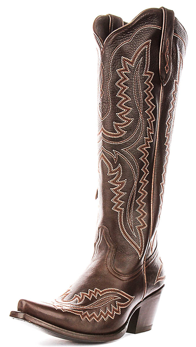 Ariat Casanova Western Boot In Rich Chocolate For Women