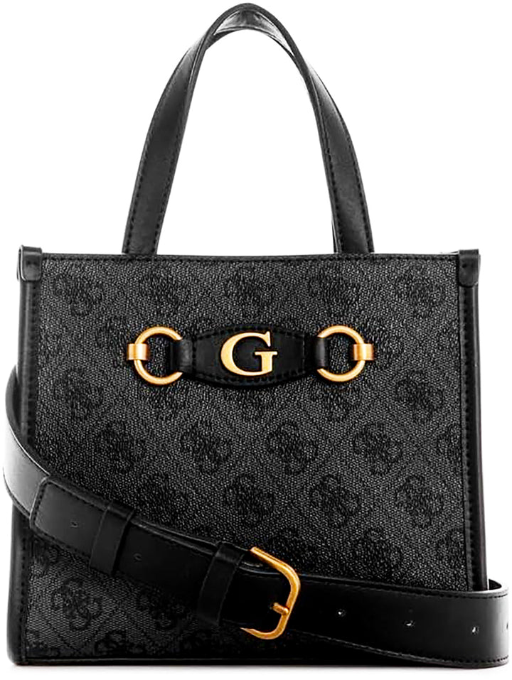 Guess Izzy Mini Tote In Coal For Women