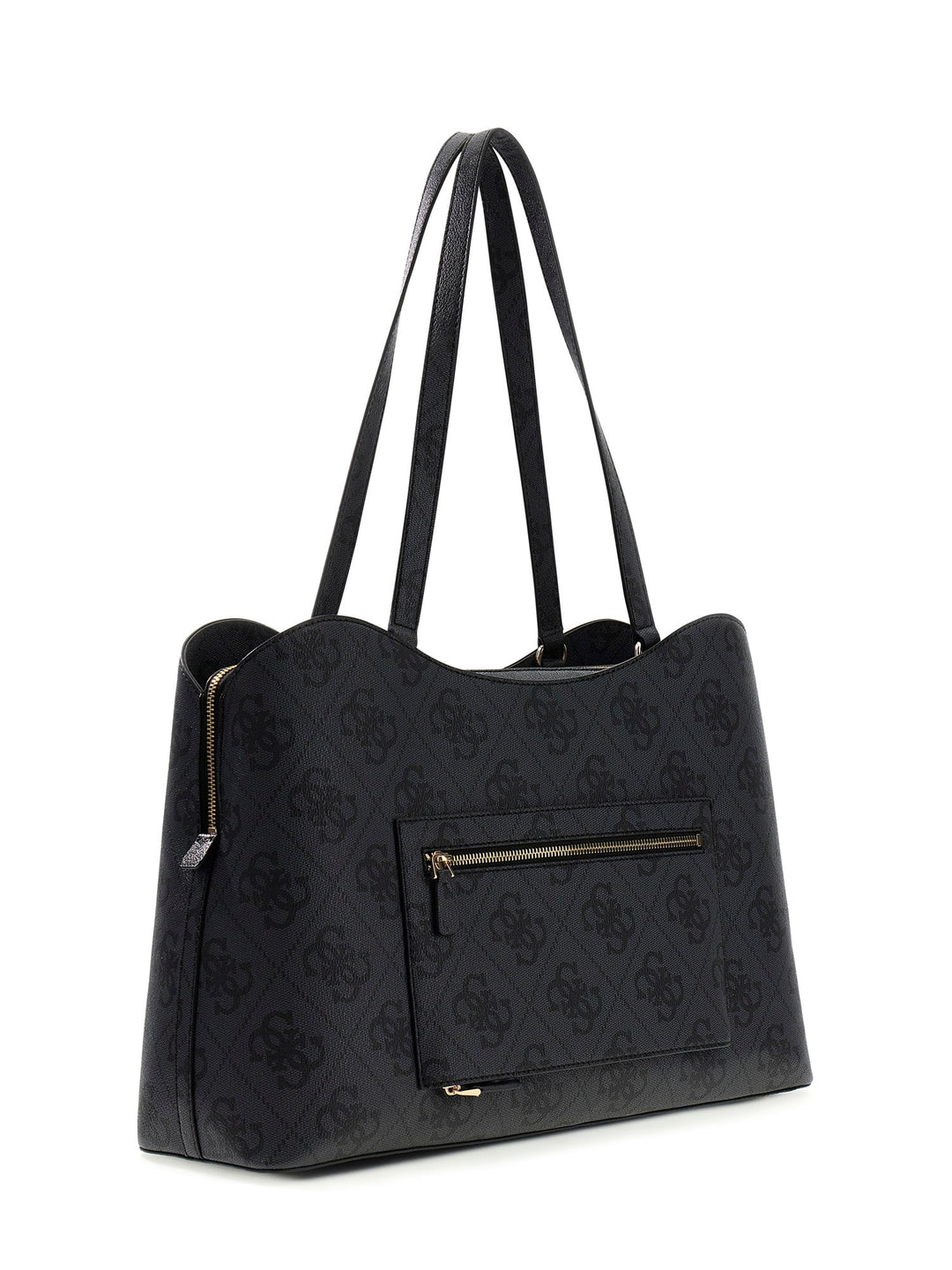 GuessJanie Logo Carryall Tote Bag In Coal For Women